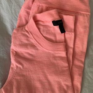 J Crew Peach Merino Sweater